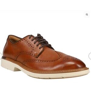 Cole Haan Go To Wing Oxford Wingtip Dress Shoes - British Tan Mens 12 Wide NEW